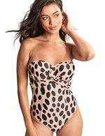 34F Panache Amalfi Tatiana Swimsuit Bandeau Twist Womens Swimming Costume SW1770