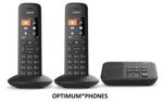 Gigaset C570A Duo Twin Cordless Telephone with Answering Machine In Black