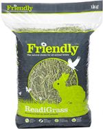 Friendly ReadiGrass 4x1KG – Pure Dried Grass for Rabbits, Guinea Pigs, Small Pet