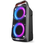 Bluetooth Party Speaker 240W Peak Deep Bass 15H Playtime TWS LED Lights – Portab