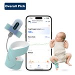 Infant Smart Sock Baby Sleep Monitor Tracking Heart Rate, SpO2 Level, Movement