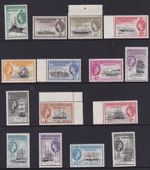 FALKLAND ISLANDS DEPENDENCIES 1954 SGG26-G40 DEFINITIVES MNH