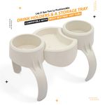 BESTWAY LAY-Z SPA HOT TUB ACCESSORIES 2X CUP DRINKS HOLDER & SNACK TRAY