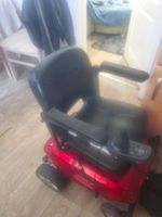 Shoprider Go-Go Elite Traveller Heavy Duty Powerchair, Red/Black