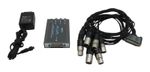 AJA HD10AMA HD/SD Analog Audio Embedder/Disembedder + Breakout Cable + Adapter