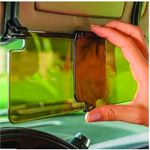 Car Sun Visor Extension Extender Clip on Glare Reducer Low Sun Driving Protector