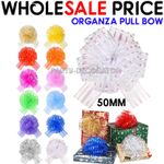 PULL BOWS LARGE 50mm QUALITY Wedding Car Present Christmas Party Gift Wrap