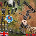 Adjustable 30-70lbs Compound Bow Accessory Set Archery for Adults Target Hunting