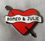 **NEW**The Rifles 'Romeo & Julie' enamel badge. Mod,Oasis,Paul Weller,Lambretta