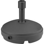 Black Plastic Parasol Base 7L