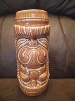 Vintage Tiki Mug Ceramic Brown Glazed Georgi Radev Collectable Tiki Bar BNWOT