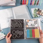 Large Clear Sticker Photo Storage Album For Cutting Dies Stamp Storage Organizer