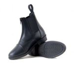 Rhinegold Boston Front Zip Riding Paddock Jodhpur Boots in Black