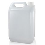 5 Litre 5L Plastic Jerry Can Bottle Water Carrier Container With Cap Lid bargain