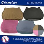 Litter tray Mat Cat Double-Layer shape scatter control paw cleaning 40x50cm