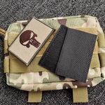 Desert/Brown Skull Official VELCRO® Patch 8x5cm Backpack Badge Military Airsoft
