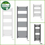 Prefilled Electric Heated Towel Rail Straight Radiator Bathroom Thermostatic Rad