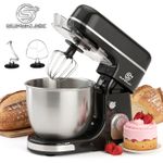 SUPERLEX 1300W Electric Food Mixer Stand Stainless Steel Mixing Bowl Dough Hook