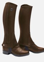 Mountain Horse Brown Leather Half Chaps NWT L