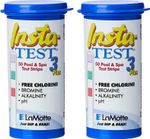 2x LaMotte Insta-Test 3 Plus, Swimming Pool and Hot Tub Test Strips (100 Strips)