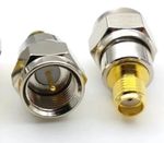 2x F type male to SMA female Converter Adapter WiFi Radio Antenna Coax Jack Plug