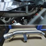 For Suzuki GSXS1000 2015-2020 Exhaust System Mid Link Pipe Escape Tube Slip On