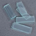Microscope Slides Transparent Slides Cover Glass Educational Supplies