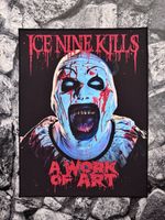 LARGE SEW ON PRINTED BATTLE JACKET BACK PATCH ~ 11 x 14.5 INCH ~ ICE NINE KILLS