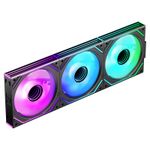 Jungle Leopard Interstellar-V2 Daisy Chain RGB PC Fan 120MM Triple Pack,1850R...