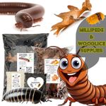 Bugznbits Millipede & Woodlice Supplies Food Leaves Substrate Calcium Moss