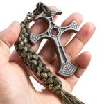 Titanium steel EDC tool Cross Pendant