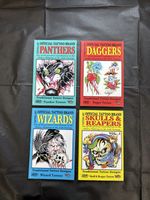 Official Tattoo Brand Flash Books Set Panthers Daggers Wizards Skulls