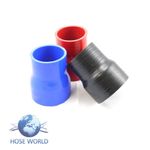 Silicone Coolant Straight Reducer  BLUE, BLACK AND RED