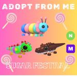 Adopt from Me Sugar Festival - Gummy Guana, Gumball Caterpillar, Cocoadile