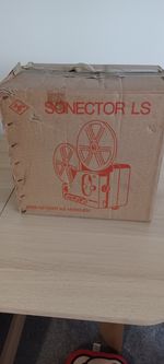 Agfa Sonector LS Super 8 Film Projector Microphone Reel Boxed + 2 Home Movies