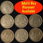 Sixpence 1937 to 1946 George VI Choose your Date Lucky Weddings Birthdays Xmas