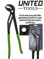 16inch Plier Pipe Wrench Grips Water Pump Pliers 406mm Long Oil Filter Remover