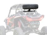 SuperATV Spare Tyre Carrier For Polaris RZR XP Turbo S 2018-2021 No Drill 32"