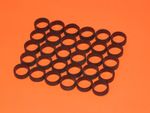 Lego 12v 12 voltTrain Motor Black Rubber Rims 30x  4.5v or 12v 12 volt Trains 