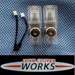 R60 MINI Cooper S JCW John Cooper Works Logo Door Entry Puddle Floor LED Lights