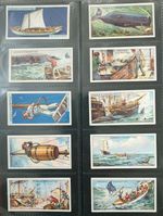 OGDENS   "WHALING" - 1927 - FULL SET OF 25 CARDS .
