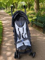Chicco Baby Stroller Lightweight Pushchair &  Foldable Travel Buggy & Rain Cover