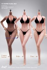 1/6 Suntan/Pale /Normal Large Bust Seamless Female Flexible Action Figure Body