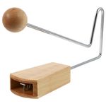 Wooden Vibraslap Percussion Instrument Durable Vibraslap Toy for Kids Home Use