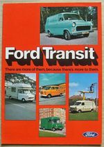 FORD Transit Sales Brochure Mar 1977 Ref FB609 2nd Ed Van Crewbus Chassis Cab