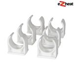 Plastic Push In Plastic Pipe Clips Snap In - Packs of 16mm | 20mm | 25mm | 32mm