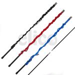 JOINTED LUNGE WHIP 180CM RED BLUE BLACK SCHOOLING  EQUESTRIAN *FREE POSTAGE*