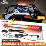 For Can-Am Maverick X3 Max 30" UTV Rear Chase LED Light Bar w/Running Brake Turn