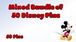 ### MIXED BULK WHOLESALE BUNDLE OF 50 DISNEY PINS ###