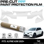 Front Bumper Stone Chip Guard PPF Paint Protection Film for Alpine A290